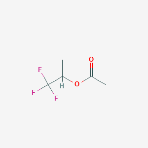 molecular formula C5H7F3O2 B1587807 1,1,1-Trifluoropropan-2-yl acetate CAS No. 400-37-3