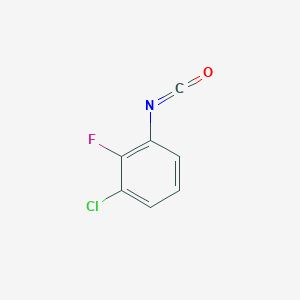 molecular formula C7H3ClFNO B1587810 1-Chloro-2-fluoro-3-isocyanatobenzene CAS No. 69922-25-4