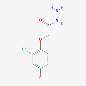molecular formula C8H8ClFN2O2 B158782 2-(2-氯-4-氟苯氧基)乙酰肼 CAS No. 1736-80-7