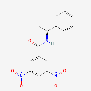 molecular formula C15H13N3O5 B1587856 3,5-二硝基-N-[(1S)-1-苯乙基]苯甲酰胺 CAS No. 69632-31-1