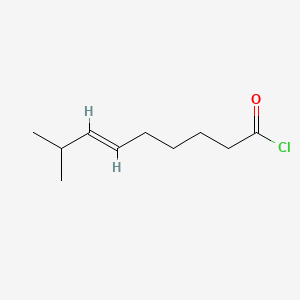 molecular formula C10H17ClO B1587877 反式-8-甲基-6-壬烯酰氯 CAS No. 95636-02-5