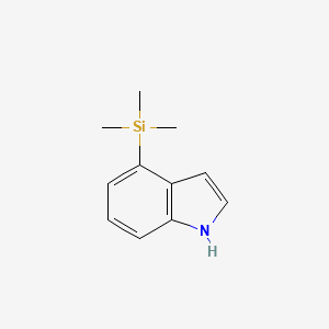 molecular formula C11H15NSi B1587900 4-(Trimethylsilyl)-1h-indole CAS No. 82645-11-2