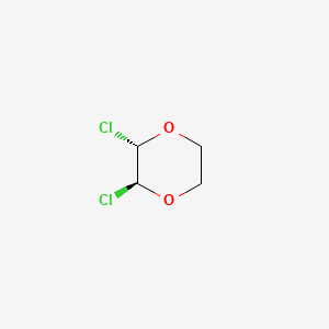 molecular formula C4H6Cl2O2 B1587903 反式-2,3-二氯-1,4-二噁烷 CAS No. 3883-43-0
