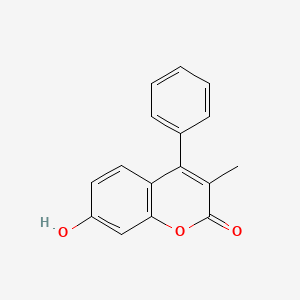molecular formula C16H12O3 B1587911 7-Hydroxy-3-methyl-4-phenylcoumarin CAS No. 54431-13-9