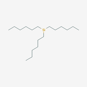 molecular formula C18H39Si B1587915 Trihexylsilane CAS No. 2929-52-4