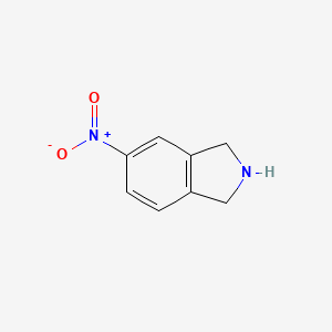 molecular formula C8H8N2O2 B1587923 5-硝基异吲哚啉 CAS No. 46053-72-9