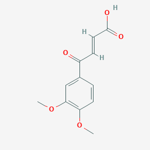 molecular formula C12H12O5 B1587928 4-(3,4-二甲氧基苯基)-4-氧代巴豆酸 CAS No. 80937-23-1