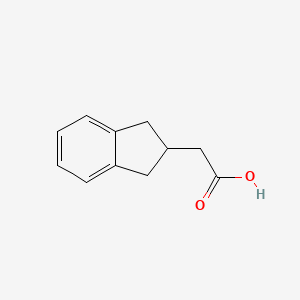 B1587953 2-(2,3-dihydro-1H-inden-2-yl)acetic Acid CAS No. 37868-26-1