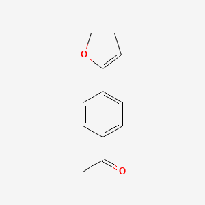 molecular formula C12H10O2 B1587954 1-[4-(2-呋喃基)苯基]乙酮 CAS No. 35216-08-1
