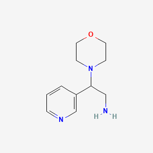 molecular formula C11H17N3O B1587973 2-吗啉-4-基-2-(3-吡啶基)乙胺 CAS No. 410544-52-4