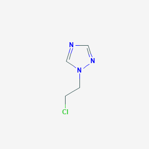 molecular formula C4H6ClN3 B1587983 1-(2-chloroethyl)-1H-1,2,4-triazole CAS No. 3236-66-6