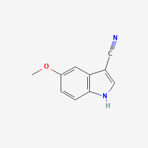 molecular formula C10H8N2O B1587987 5-甲氧基-1H-吲哚-3-碳腈 CAS No. 23084-36-8