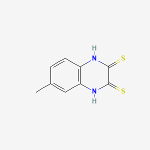 molecular formula C9H8N2S2 B1587999 6-Methylquinoxaline-2,3-dithiol CAS No. 25625-62-1