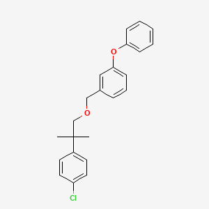 B1588003 1-((2-(4-Chlorophenyl)-2-methylpropoxy)methyl)-3-phenoxybenzene CAS No. 80844-01-5