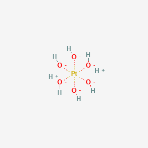 molecular formula H8O6Pt-4 B1588007 氢合铂；铂；六氢氧化物 CAS No. 51850-20-5