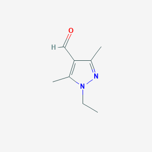 molecular formula C8H12N2O B1588010 1-乙基-3,5-二甲基-1H-吡唑-4-甲醛 CAS No. 701911-46-8