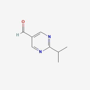 molecular formula C8H10N2O B1588011 2-异丙基-嘧啶-5-甲醛 CAS No. 312263-48-2