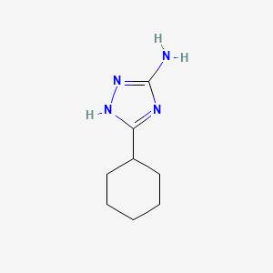 molecular formula C8H14N4 B1588013 3-cyclohexyl-1H-1,2,4-triazol-5-amine CAS No. 90111-72-1