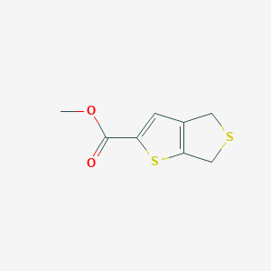 molecular formula C8H8O2S2 B1588018 Methyl 4,6-dihydrothieno[3,4-b]thiophene-2-carboxylate CAS No. 7767-60-4