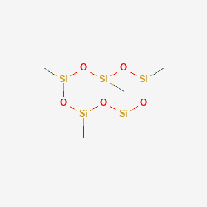 molecular formula C5H15O5Si5 B1588019 Cyclopentasiloxane, 2,4,6,8,10-pentamethyl- CAS No. 6166-86-5