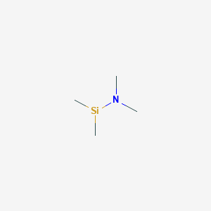 molecular formula C4H12NSi B1588021 二甲基甲硅烷基二甲胺 CAS No. 22705-32-4