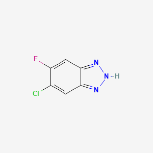 molecular formula C6H3ClFN3 B1588024 6-氯-5-氟苯并三唑 CAS No. 99803-85-7