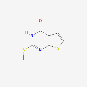 B1588039 2-methylsulfanyl-3H-thieno[2,3-d]pyrimidin-4-one CAS No. 309976-36-1