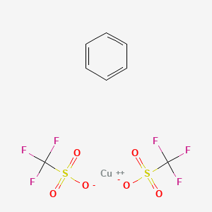 B1588040 Copper;benzene;trifluoromethanesulfonate CAS No. 42152-46-5