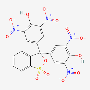 molecular formula C19H10N4O13S B1588045 四硝基苯酚磺酞 CAS No. 57564-54-2