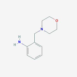 molecular formula C11H16N2O B1588051 2-(Morpholin-4-ylmethyl)aniline CAS No. 95539-61-0