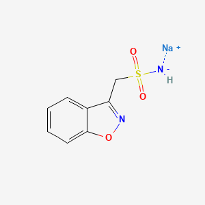 B1588059 Zonisamide sodium salt CAS No. 68291-98-5