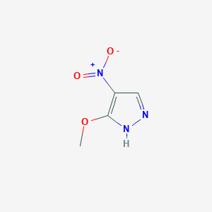 molecular formula C4H5N3O3 B1588061 3-甲氧基-4-硝基-1H-吡唑 CAS No. 400755-41-1
