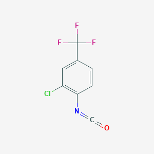 molecular formula C8H3ClF3NO B1588068 2-氯-4-(三氟甲基)苯基异氰酸酯 CAS No. 51488-22-3