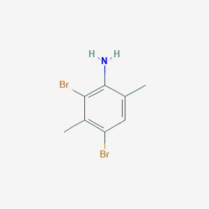 B1588069 2,4-Dibromo-3,6-dimethylaniline CAS No. 26829-89-0