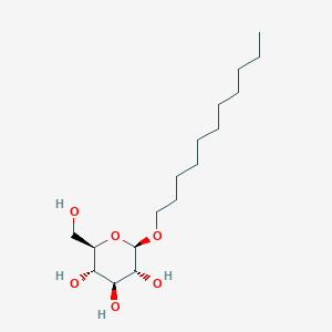molecular formula C17H34O6 B1588081 正十一烷基 β-D-吡喃葡萄糖苷 CAS No. 70005-86-6