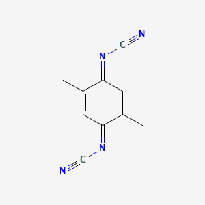 molecular formula C10H8N4 B1588092 2,5-二甲基-2,5-环己二烯-1,4-二亚甲基双氰胺 CAS No. 98507-06-3