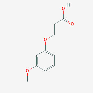 molecular formula C10H12O4 B1588109 3-(3-甲氧基苯氧基)丙酸 CAS No. 49855-03-0