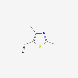 molecular formula C7H9NS B1588115 2,4-二甲基-5-乙烯基噻唑 CAS No. 65505-18-2