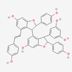 molecular formula C42H32O9 B1588126 顺式-宫贝酚 C CAS No. 168037-22-7
