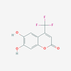 molecular formula C10H5F3O4 B1588127 6,7-二羟基-4-(三氟甲基)香豆素 CAS No. 82747-36-2
