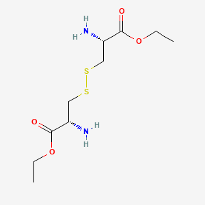 molecular formula C10H20N2O4S2 B1588165 Diethyl L-cystinate CAS No. 583-89-1