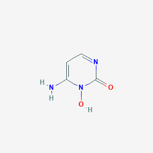 B158818 6-Amino-1-hydroxypyrimidin-2(1h)-one CAS No. 1806-61-7