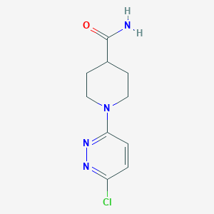 molecular formula C10H13ClN4O B1588195 1-(6-Chloropyridazin-3-yl)piperidine-4-carboxamide CAS No. 303149-97-5