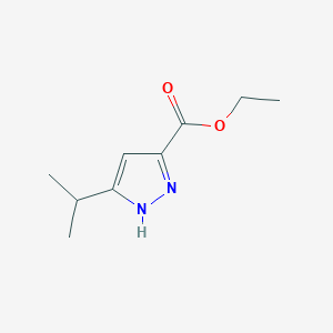 molecular formula C9H14N2O2 B1588198 3-异丙基-1H-吡唑-5-羧酸乙酯 CAS No. 78208-72-7