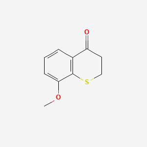 molecular formula C10H10O2S B1588209 2,3-二氢-8-甲氧基-4H-1-苯并噻吩-4-酮 CAS No. 66715-59-1