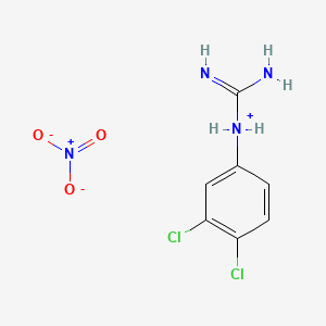 B1588239 3,4-Dichlorophenylguanidinium nitrate CAS No. 65783-11-1