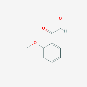 B1588284 2-(2-Methoxyphenyl)-2-oxoacetaldehyde CAS No. 27993-70-0
