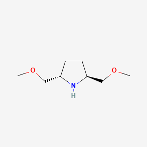 B1588289 (2s,5s)-2,5-Bis(methoxymethyl)pyrrolidine CAS No. 93621-94-4