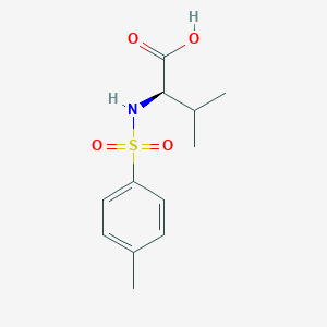 molecular formula C12H17NO4S B015883 甲苯磺酰基-D-缬氨酸 CAS No. 68005-71-0