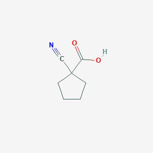 molecular formula C7H9NO2 B1588300 1-氰基环戊烷羧酸 CAS No. 540490-54-8